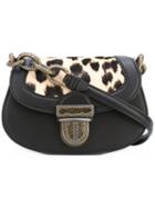 Bottega Veneta - Umbria Saddle Bag - Women - Calf Leather/calf Hair - One Size, Women's, Black, Calf Leather/calf Hair