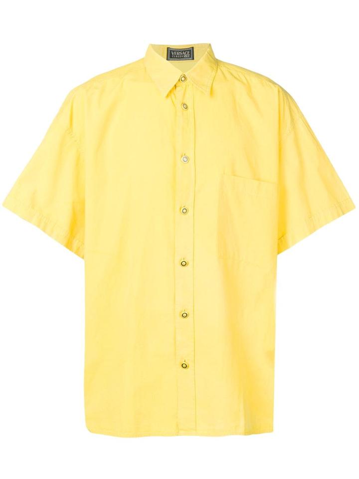 Versace Pre-owned Short-sleeve Shirt - Yellow
