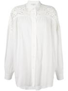 Iro 'ornella' Shirt, Women's, Size: 36, White, Viscose/cotton