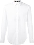 Burberry Embroidered Chest Logo Shirt - White