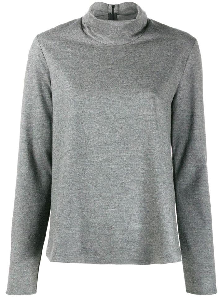 Forte Forte Mottled High Neck Jumper - Grey