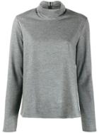 Forte Forte Mottled High Neck Jumper - Grey