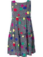 Boutique Moschino Printed Flared Dress - Multicolour