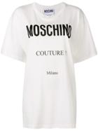 Moschino Oversized Logo-print T-shirt - White