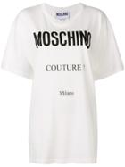 Moschino Oversized Logo-print T-shirt - White