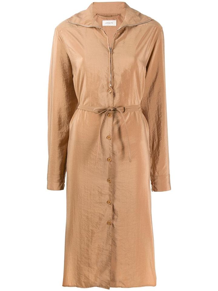 Lemaire Zipped Dress - Neutrals