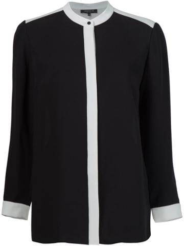 Lafayette 148 Contrast Stripe Shirt