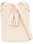 Building Block - Tassel Detail Bucket Bag - Women - Leather - One Size, Nude/neutrals, Leather