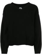 Anrealage V-neck Jumper - Black