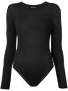 Beau Souci - Long Sleeve Bodysuit - Women - Polyamide/spandex/elastane - S, Black, Polyamide/spandex/elastane