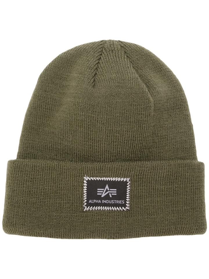 Alpha Industries Logo Beanie - Green