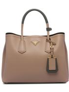Prada Saffiano Double Bag - Pink