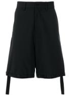 D.gnak Parachute Strap Cargo Shorts - Black