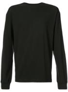 Alexander Wang Long-sleeved Crew Neck Top - Black