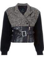 Jean Paul Gaultier Vintage 'forbidden Gaultier' Biker Jacket, Women's, Size: Medium, Black