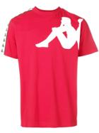Kappa Logo Trimmed T-shirt - Red