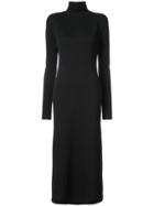 Haider Ackermann Structured Long Sleeved Dress - Black