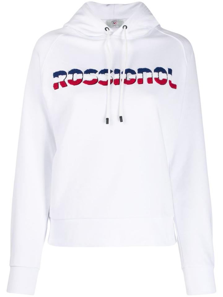 Rossignol Textured Logo Hoodie - White