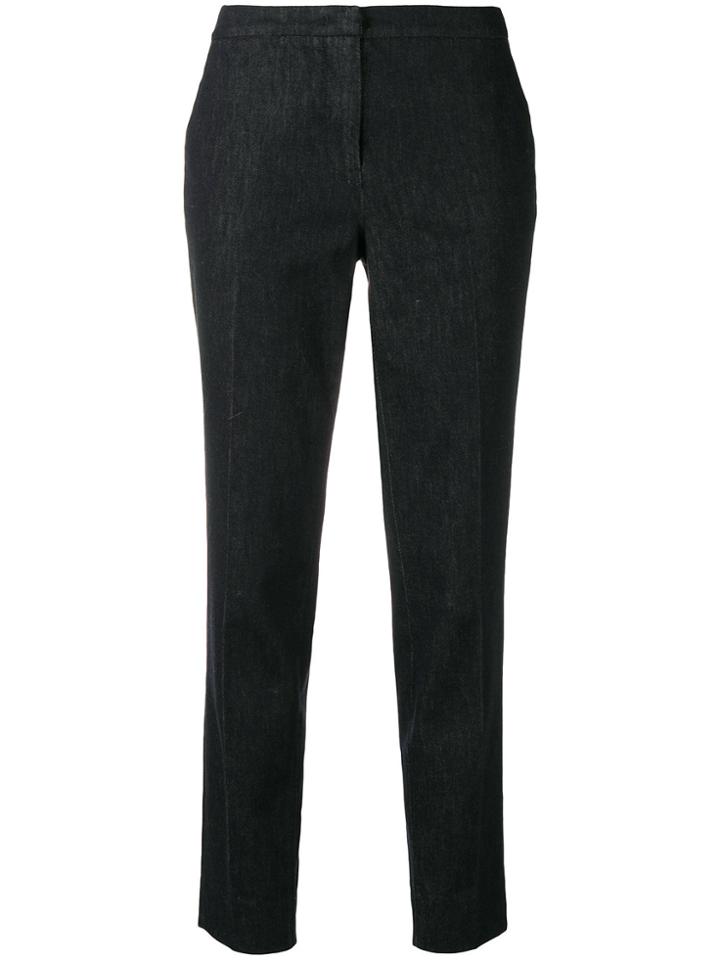 Fabiana Filippi Cropped Tapered Trousers - Blue