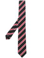 Neil Barrett Striped Tie - Black