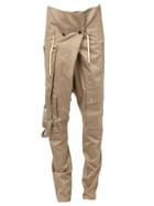 Balmain Tapered Trousers, Men's, Size: Xs, Nude/neutrals, Cotton