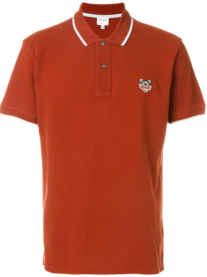 Kenzo Tiger Polo Shirt - Yellow & Orange