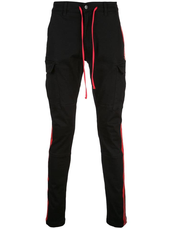 Amiri Side Panelled Drawstring Trousers - Black