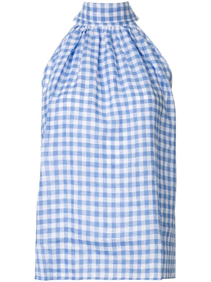 Jejia Checked Tank Top - White
