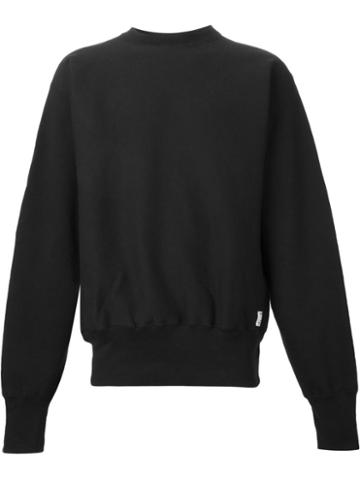 Mki Miyuki Zoku Crew Neck Sweatshirt, Men's, Size: Large, Black, Cotton/polyester