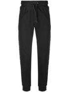 Emporio Armani Logo Stripe Track Pants - Black