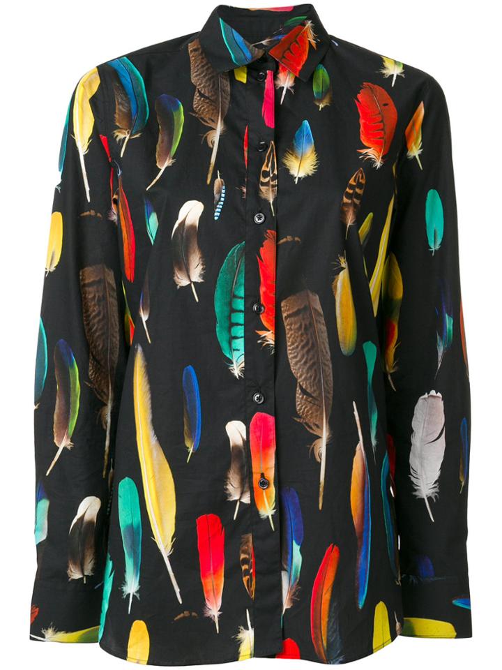 Paul Smith Feather Print Shirt - Multicolour