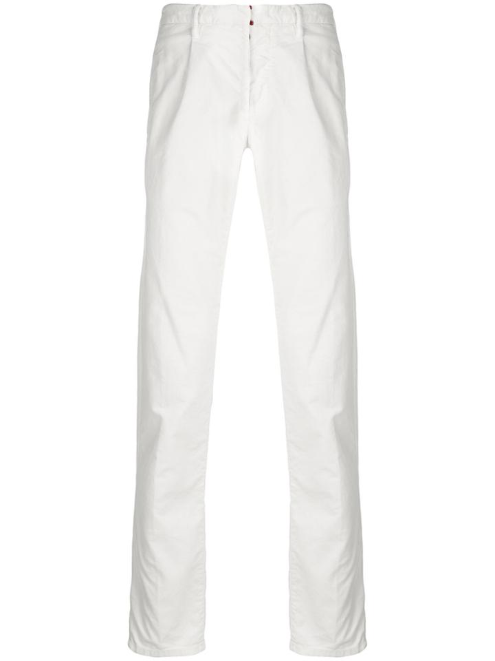 Incotex Classic Chino Trousers - White