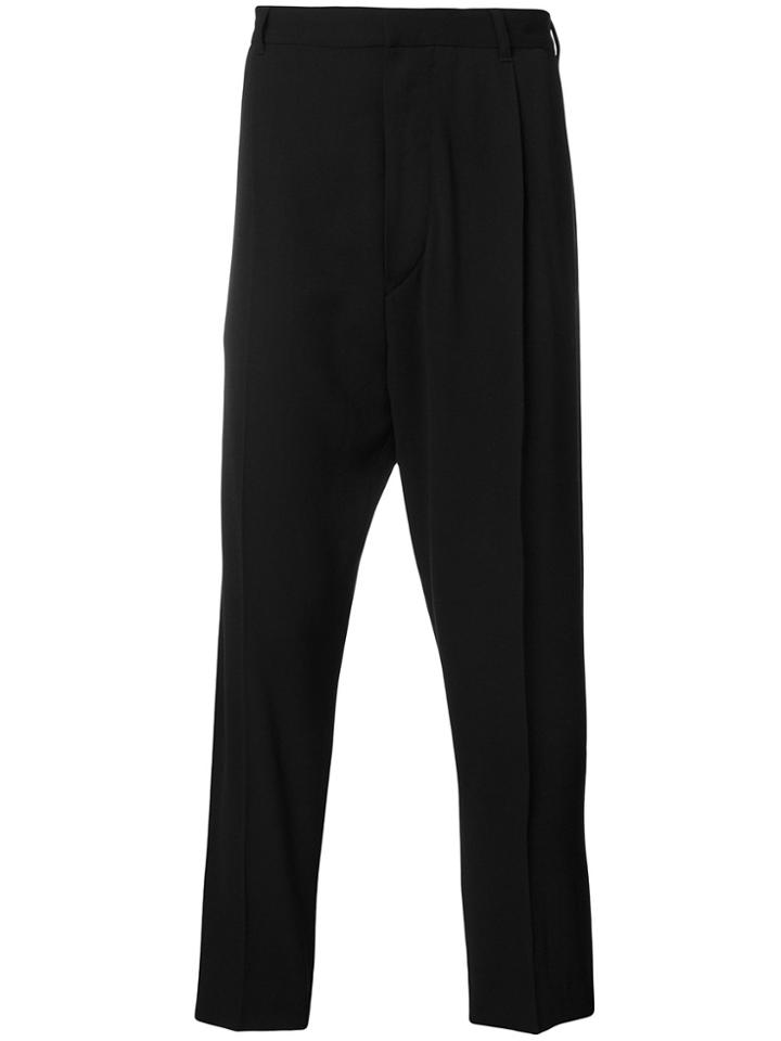 Ann Demeulemeester Grise Drop-crotch Trousers - Black