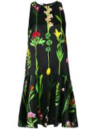 Moschino Floral Print Dress - Black