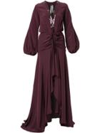 Silvia Tcherassi Danitza Ls Gown Silvia Tcherassi - Purple