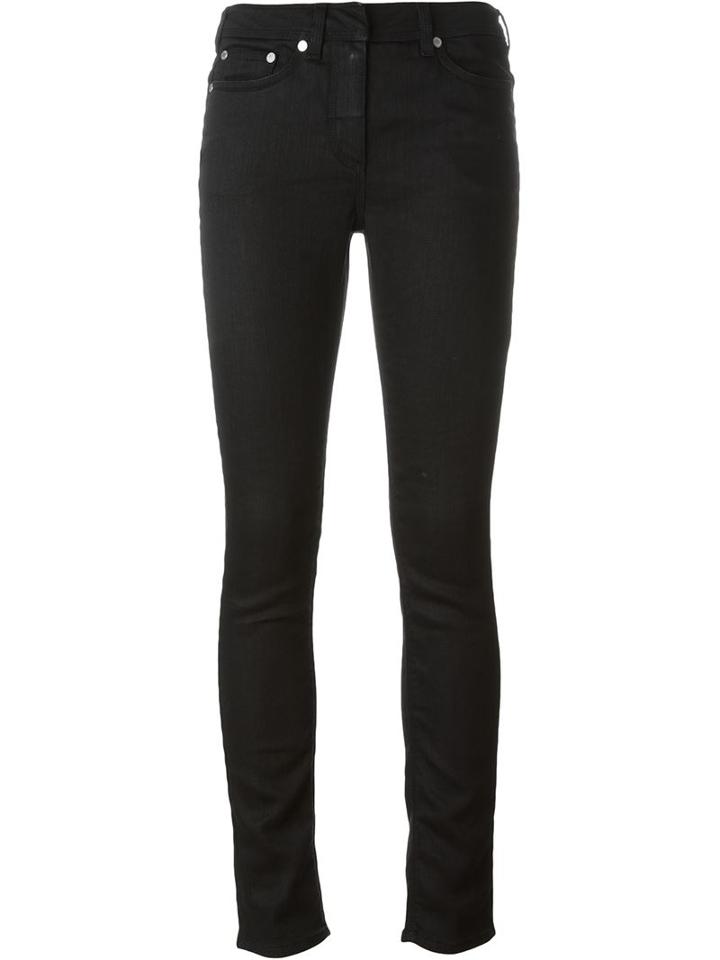 Neil Barrett Skinny Fit Jeans, Women's, Size: 30, Black, Cotton/nylon/spandex/elastane