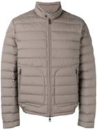 Moncler Delabost Padded Jacket, Men's, Size: 3, Brown, Spandex/elastane/polyamide/feather Down