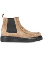 Paul Andrew Sebastian Chunky Sole Boots - Nude & Neutrals