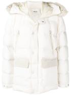 Bally Padded Fur Parka - White