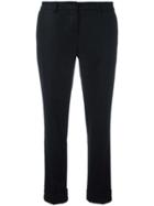 Boglioli Tailored Cropped Trousers - Black