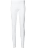 Le Tricot Perugia Classic Skinny-fit Trousers - White