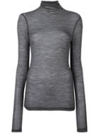 Erika Cavallini 'semicouture' Jumper, Women's, Size: Small, Grey, Polyamide/wool