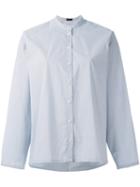 Joseph Mandarin Collar Shirt, Women's, Size: 40, White, Cotton