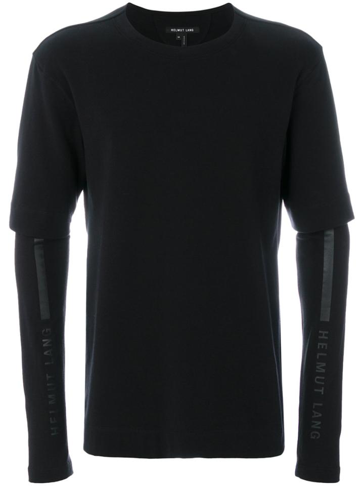 Helmut Lang Double Sleeve T-shirt - Black