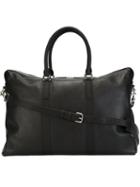 Mismo Textured Holdall Bag, Black, Leather