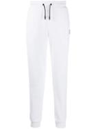 Plein Sport Cotton Logo Patch Track Pants - White