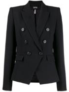 Sly010 Fitted Double-breasted Blazer - Black