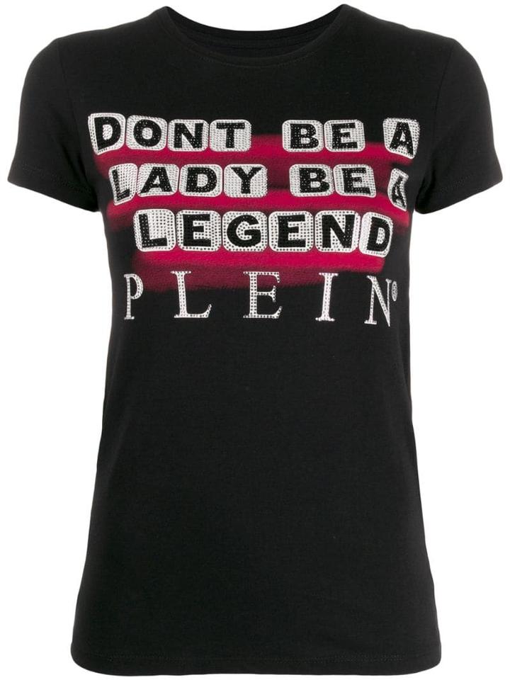 Philipp Plein Legend Print T-shirt - Black