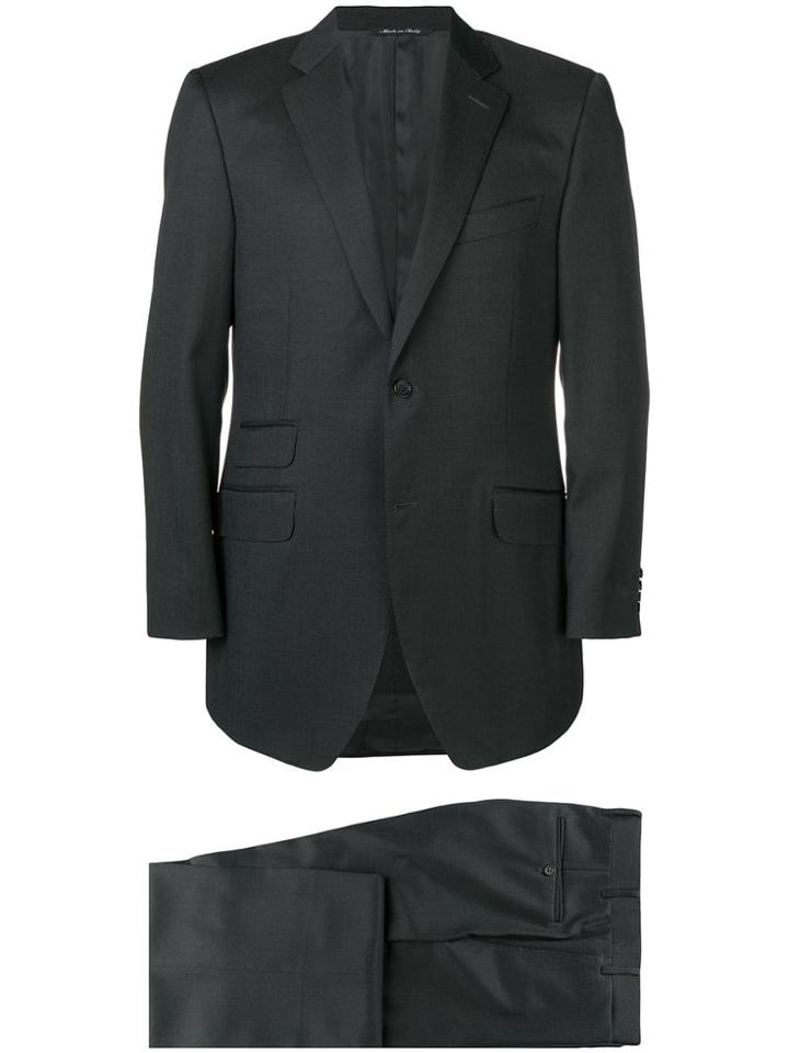 Canali Boxy Fit Suit - Black