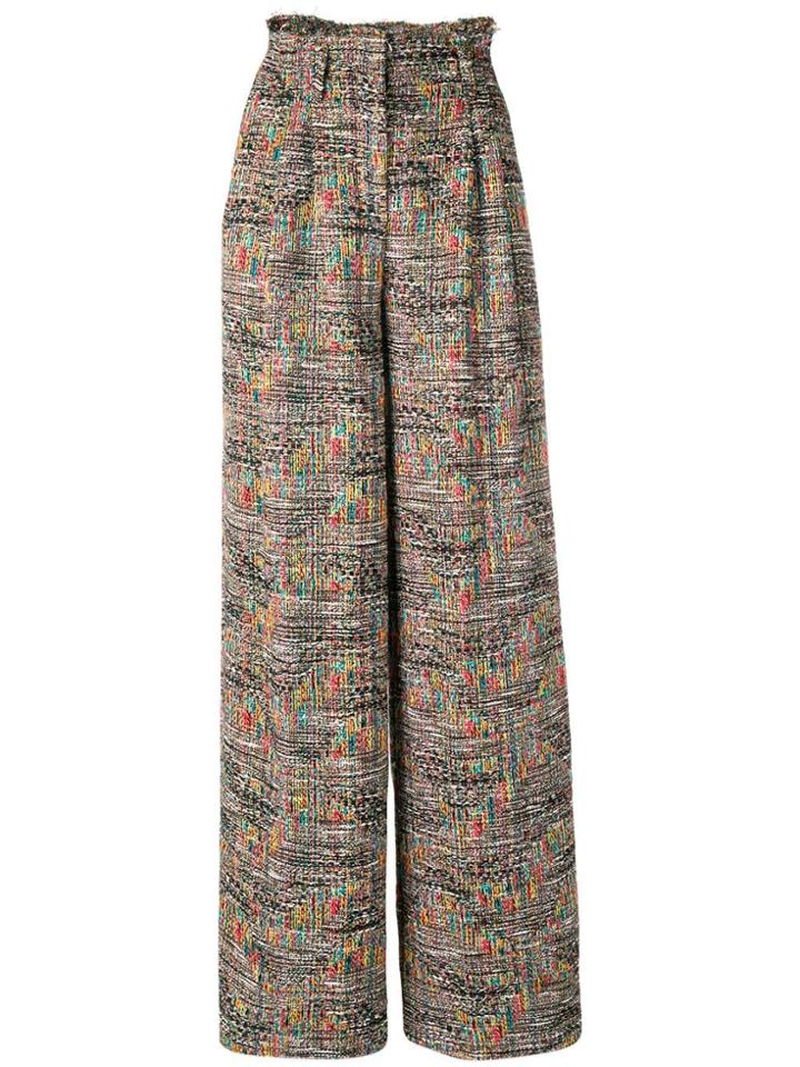 Missoni High Rise Palazzo Trousers - Brown